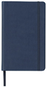 navy blue faux leather journal